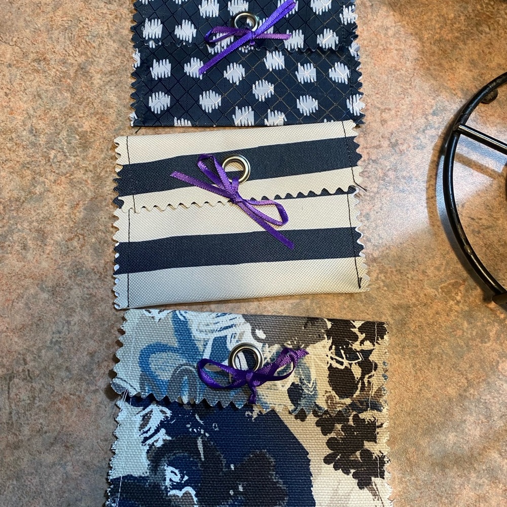 Set of 3 Thirty-One Pattern Gift Card Holders